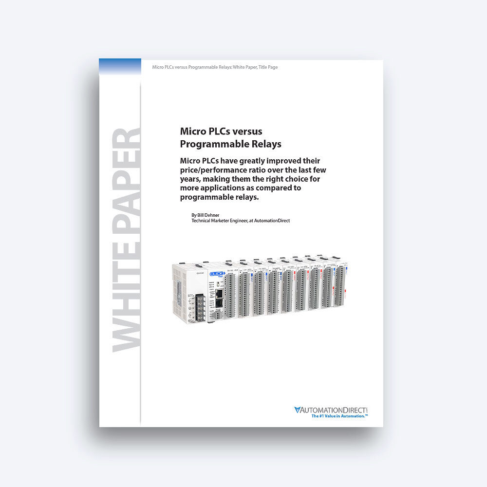 Micro PLCs versus Programmable Relays
