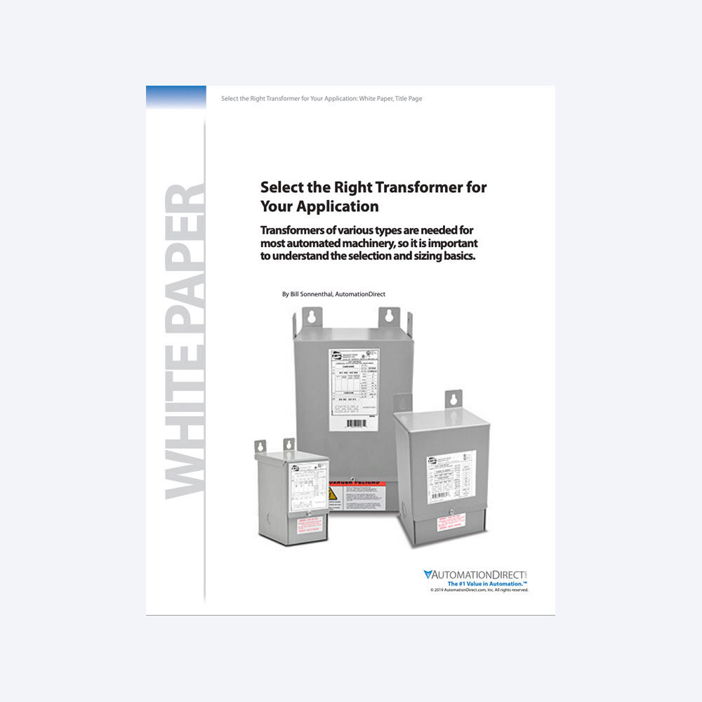 Select the Right Transformer for Your Application