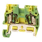 DINnectors Push-In Grounding Terminal Blocks