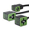 Solenoid Valve Cables & Connectors (Square DIN Style)