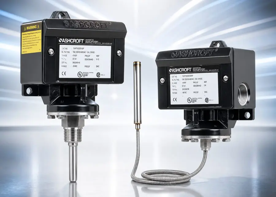 Ashcroft T4 Series Mechanical Temperature Switches