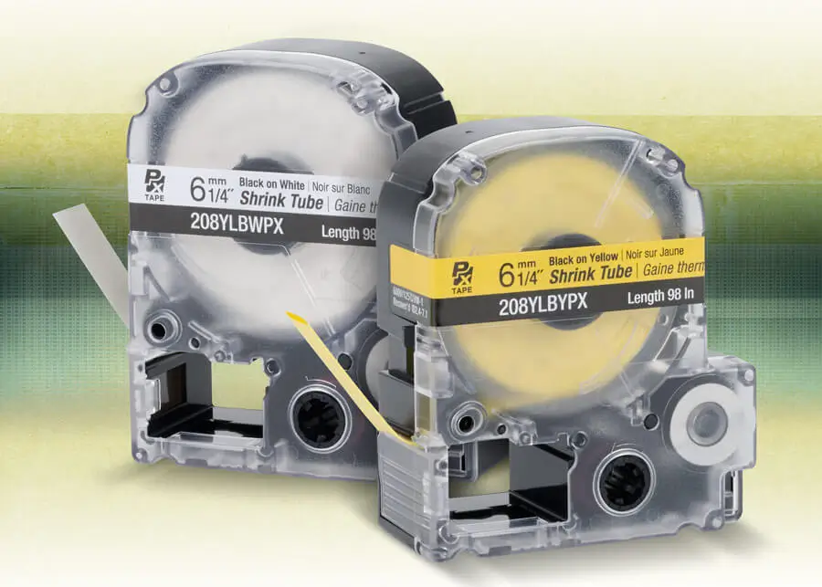 Additional Epson LabelWorks Heat-Shrink Tube Labels