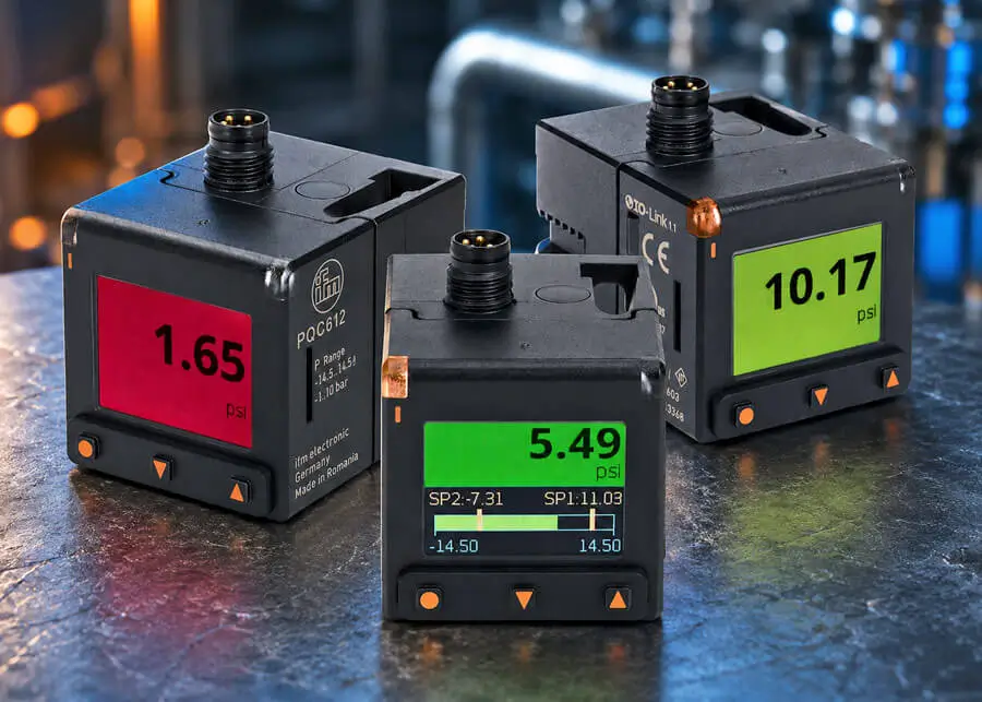 ifm efector PQ Series Digital Pressure Transmitters 