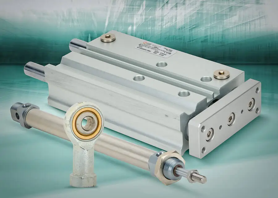 Metal Work ISO 6432 Non-repairable and Dual Guide Rod Pneumatic Cylinders