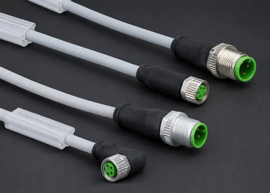 Murrelektronik 4-pole M12 to M8 A-coded Sensor/Signal and Drag Chain Cables 