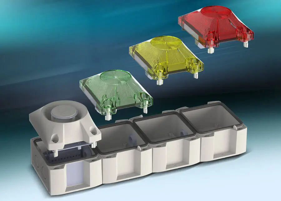 Pfannenberg PYRA Series Customizable Visual/Audible Traffic Lights