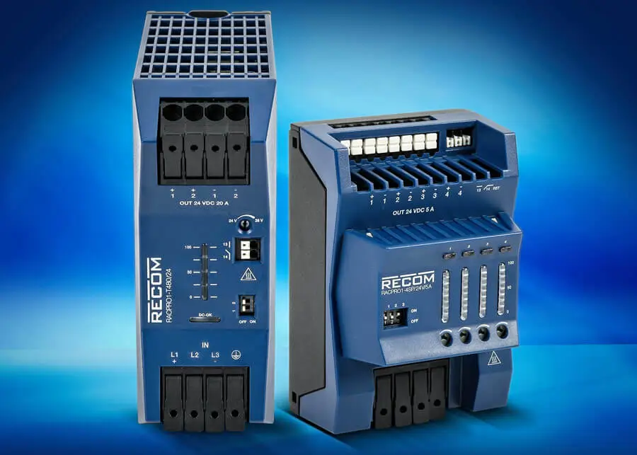 RECOM Power RACPRO1 Series Power Supplies and Circuit Protectors