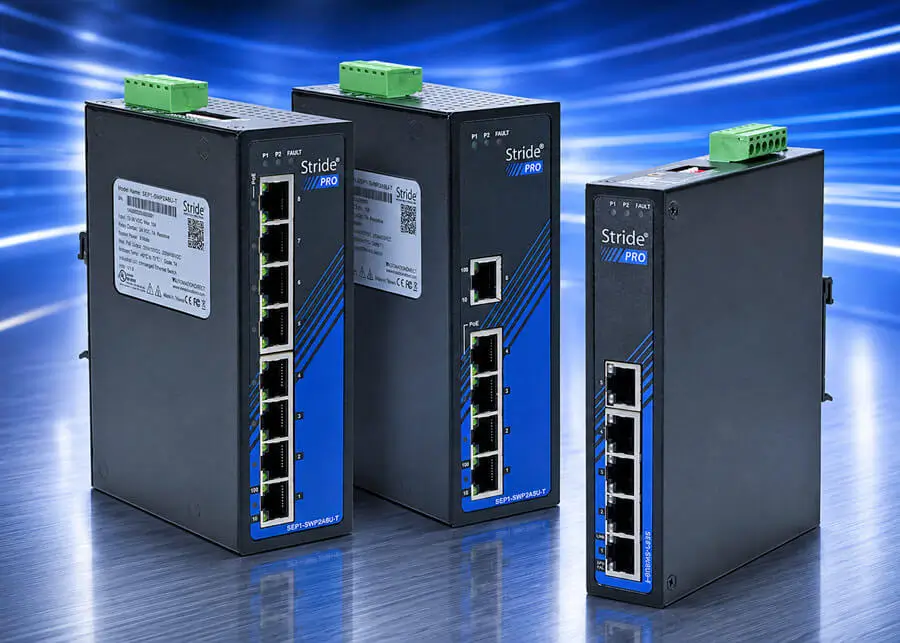 More STRIDE PRO Unmanaged+ Ethernet Switches