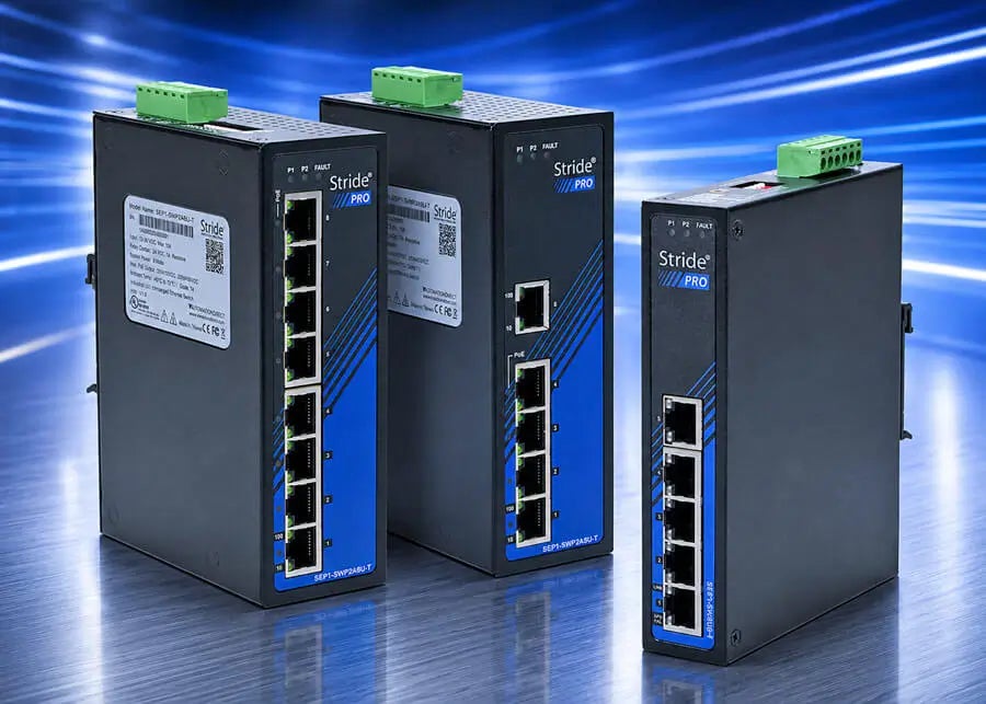 More STRIDE PRO Unmanaged+ Ethernet Switches