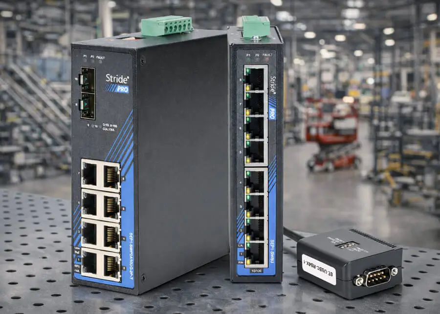 STRIDE PRO Unmanaged+ Ethernet Switches
