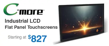 C-more industrial LCD flat panel touchscreens