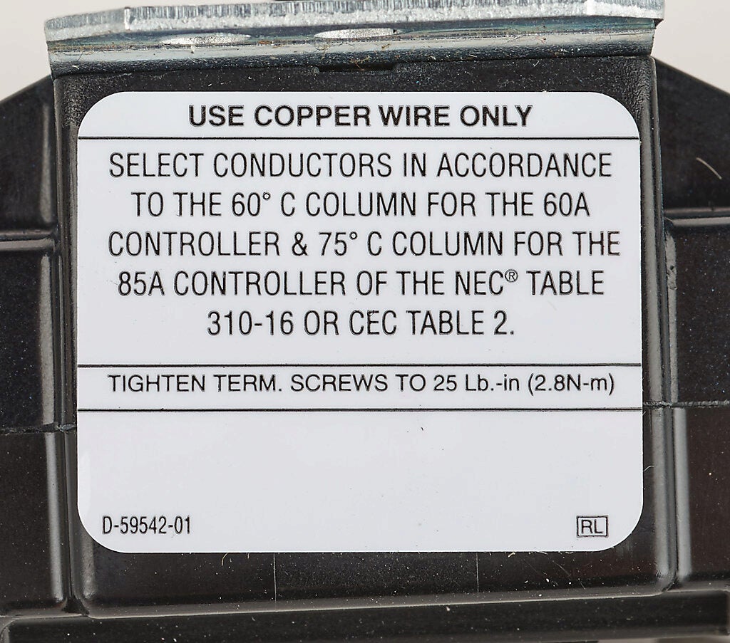 Manual Motor Controller: 60A, 3-pole, 30hp (PN# 60003D