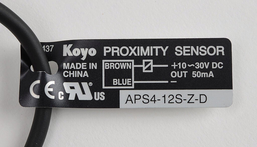 Inductive Proximity Sensor: rectangular, 4mm range (PN# APS4-12S