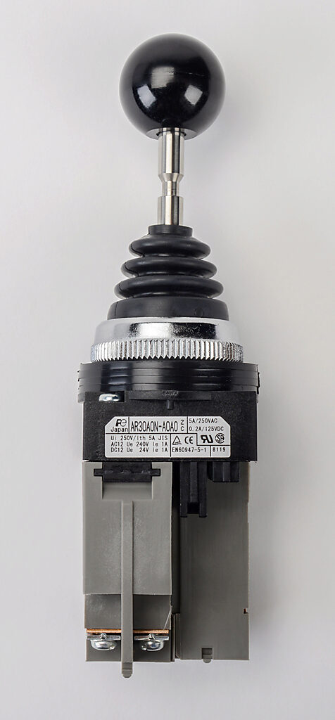 Selector Switch: maintained, 30mm, 2-pos, joystick operator (PN