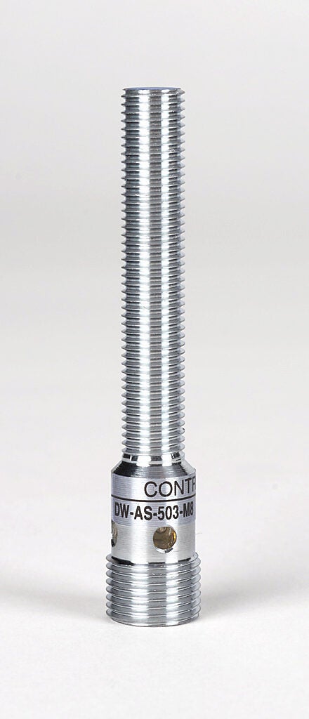 Inductive Proximity Sensor: 8mm diameter x 66mm body, 3mm range