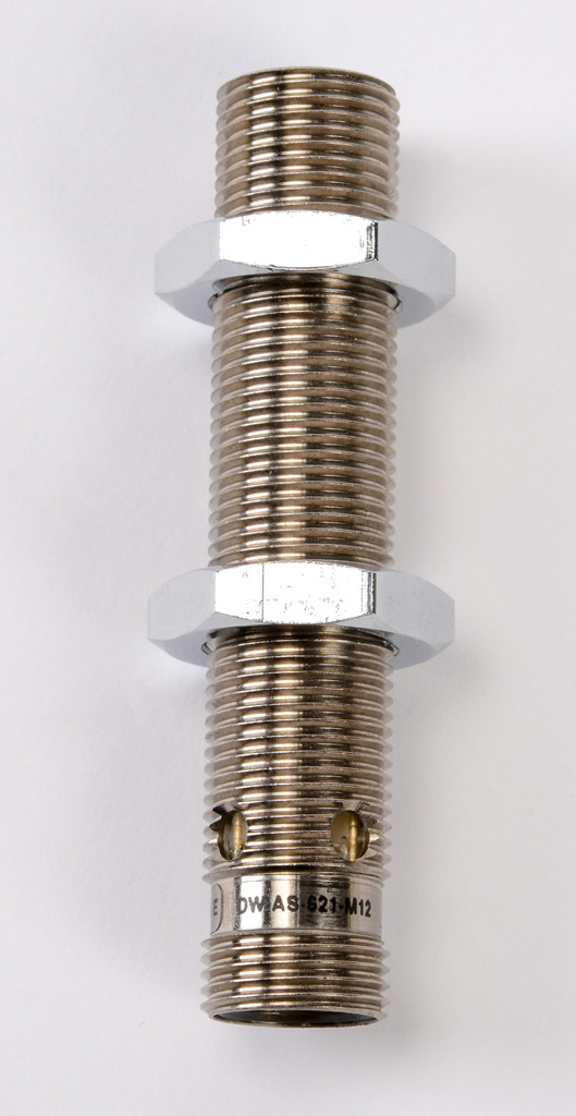 Inductive Proximity Sensor: 12mm diameter x 60mm body, 4mm range