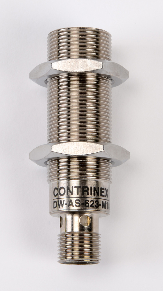Inductive Proximity Sensor: 18mm diameter x 63.5mm body, 8mm range