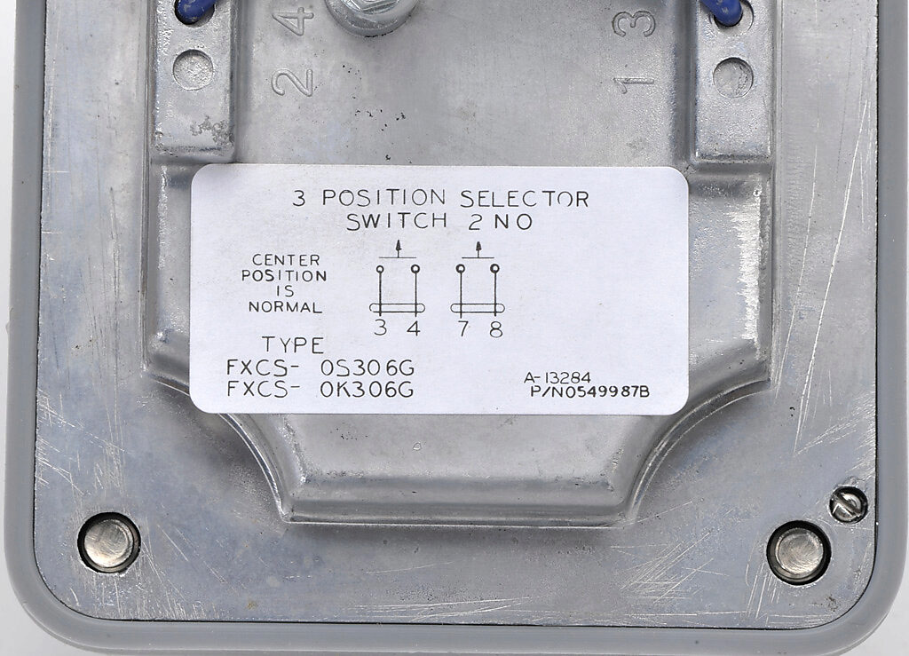 Killark Control Station Cover Assembly: single selector switch (PN