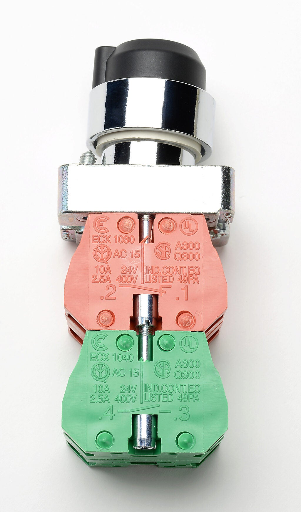 Selector Switch: maintained, 22mm, 3-pos, key operator (PN