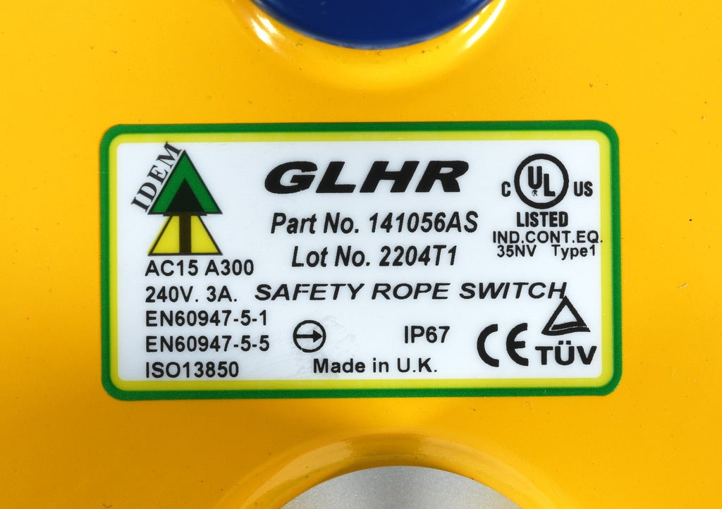 Safety Switch: cable-pull interlock, 125m (PN# GLHR-141056-AS