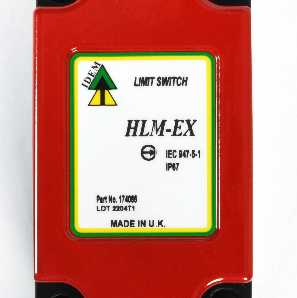 Safety Limit Switch: plunger with stainless steel roller (PN# HLM Safety Limit Switch: plunger with stainless steel roller (PN# HLM