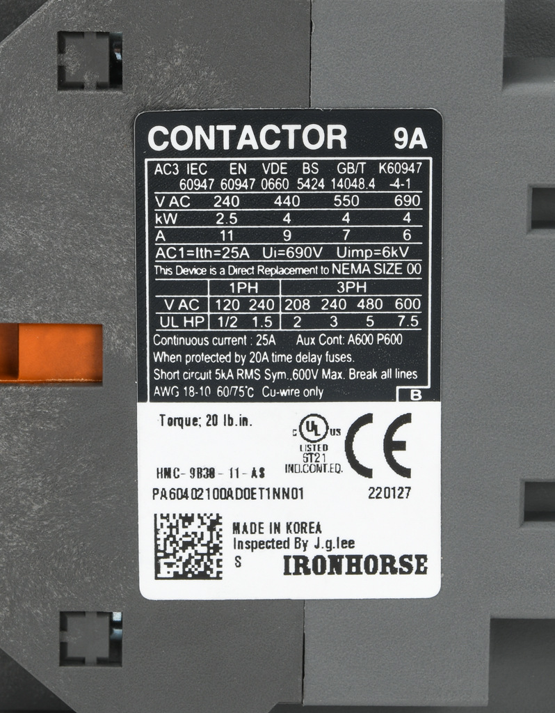 Contattore Schneider Electric 9A 1NA 1NC 42V 50/60Hz – Controllo Motore Industriale