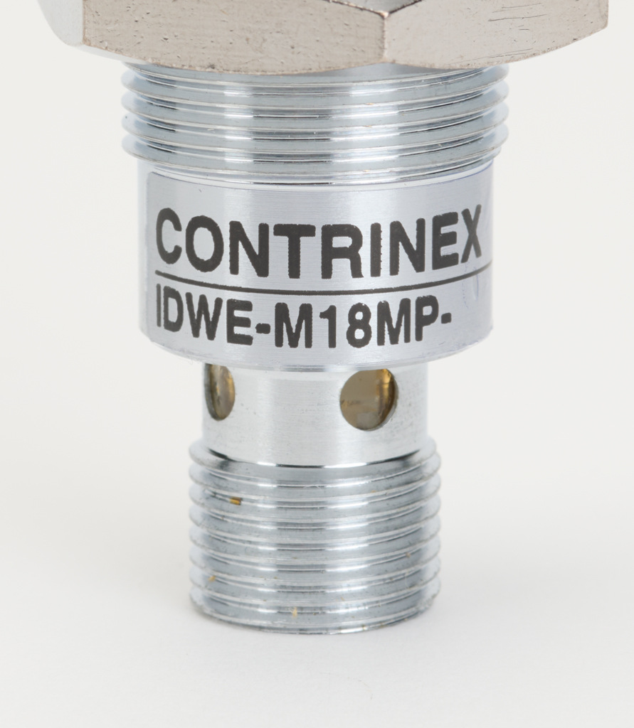 Inductive Proximity Sensor: 18mm diameter x 63.5mm body, 10mm