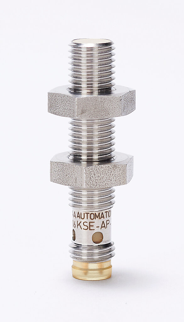 Inductive Proximity Sensor: 8mm diameter x 40mm body, 3mm range