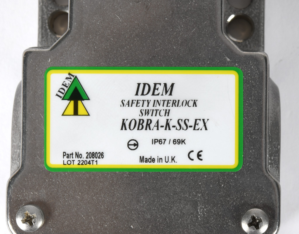 Safety Switch: tongue (key) interlock (PN# K-SS-EX-208026