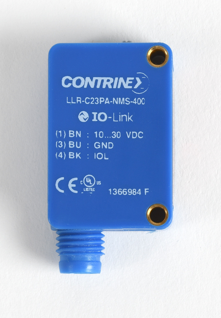 Rectangular photo sensor: 25m range, through-beam emitter (PN# LLR