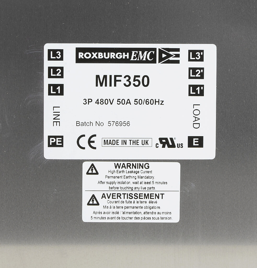 EMI Input Filter: 50A, drive rated (PN# MIF350) | AutomationDirect