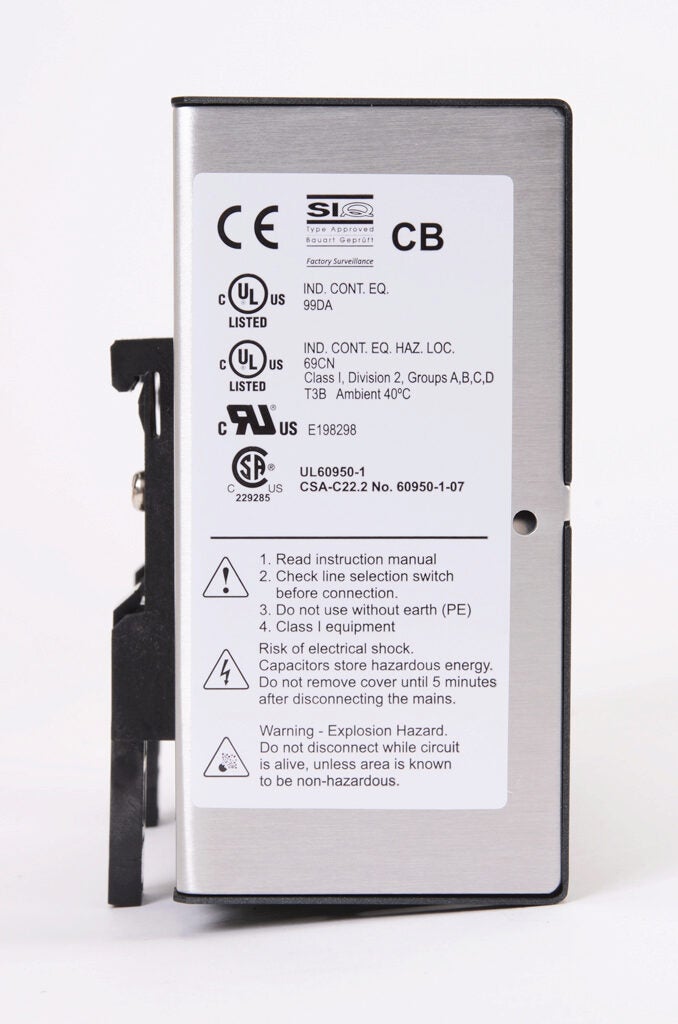 Switching Power Supply: 24-28 VDC out, 6A, 144W (PN# PS24-150D