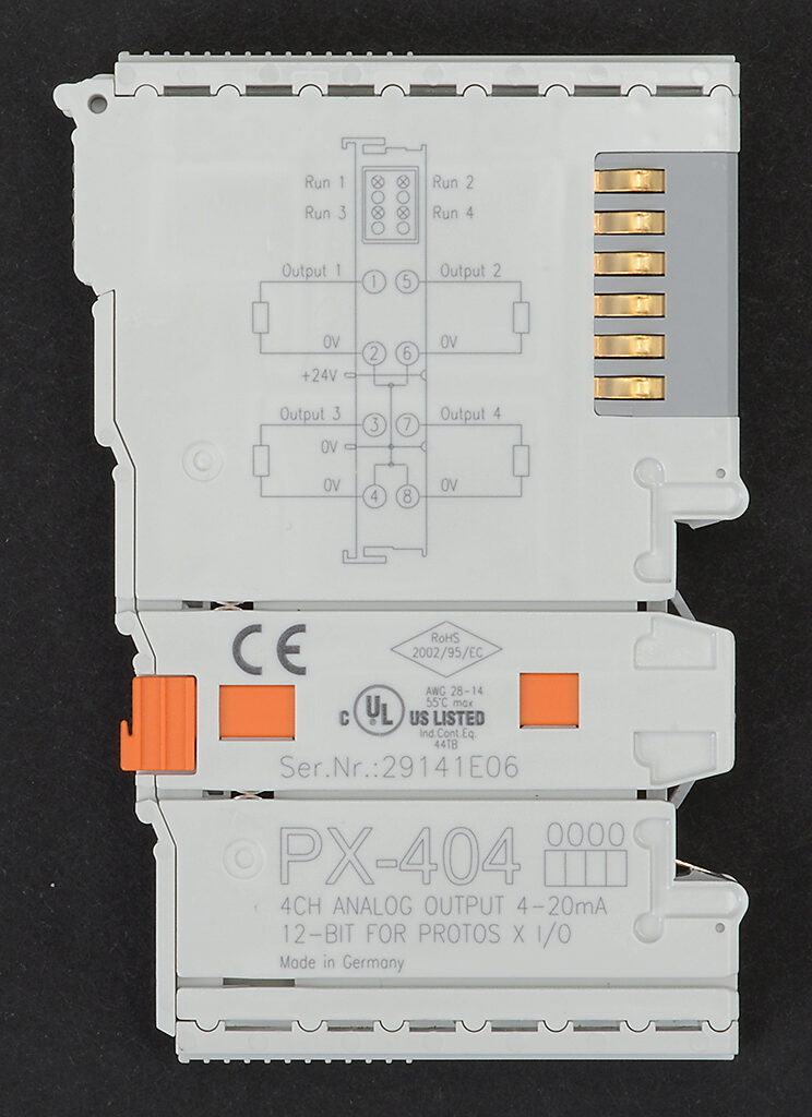 Analog Output Terminal: 4-ch, current (PN# PX-404) | AutomationDirect