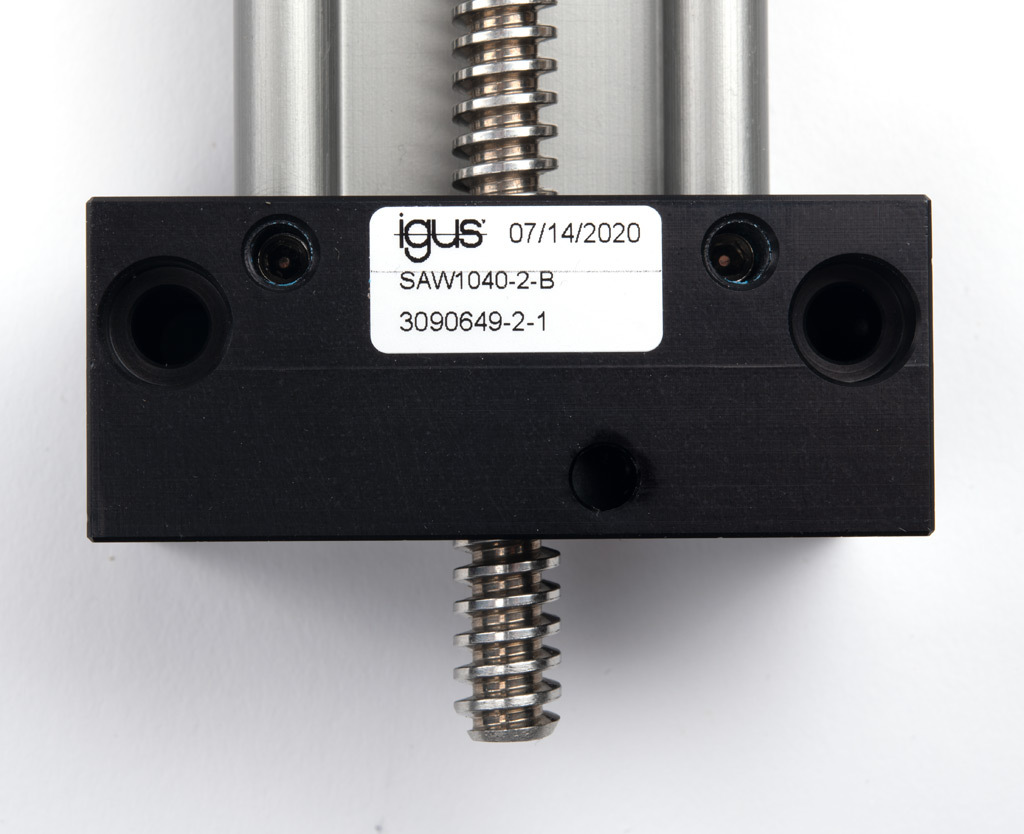 Linear Actuator Assembly: W1040 twin rail, 200mm travel, lead