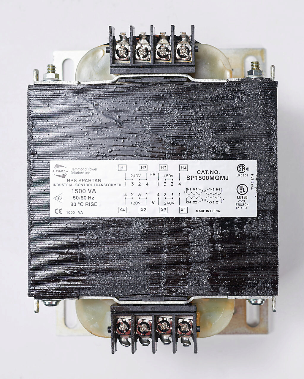 Control Transformer: open core, 1.5 kVA (PN# SP1500MQMJ