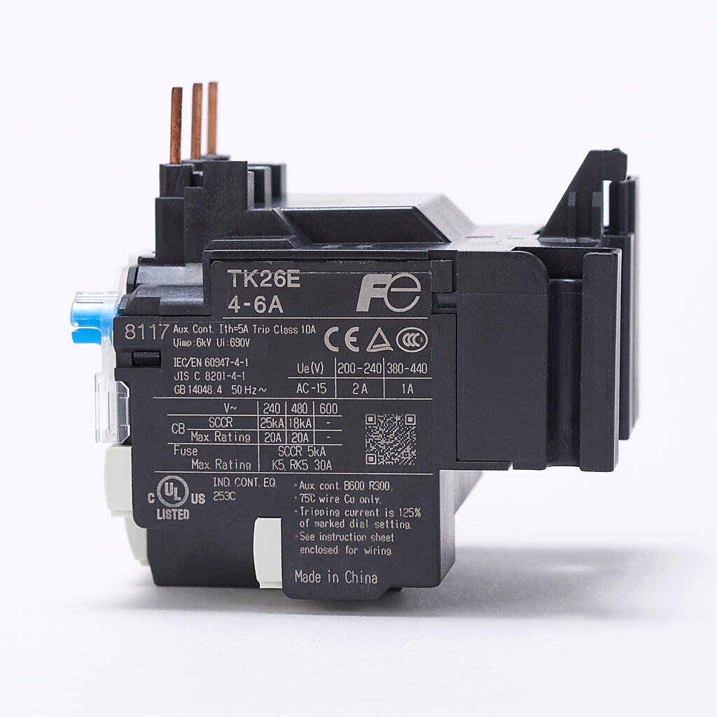 Thermal Overload Relay: 4.0-6.0A adjustable, for SC-E02x, SC-E03x
