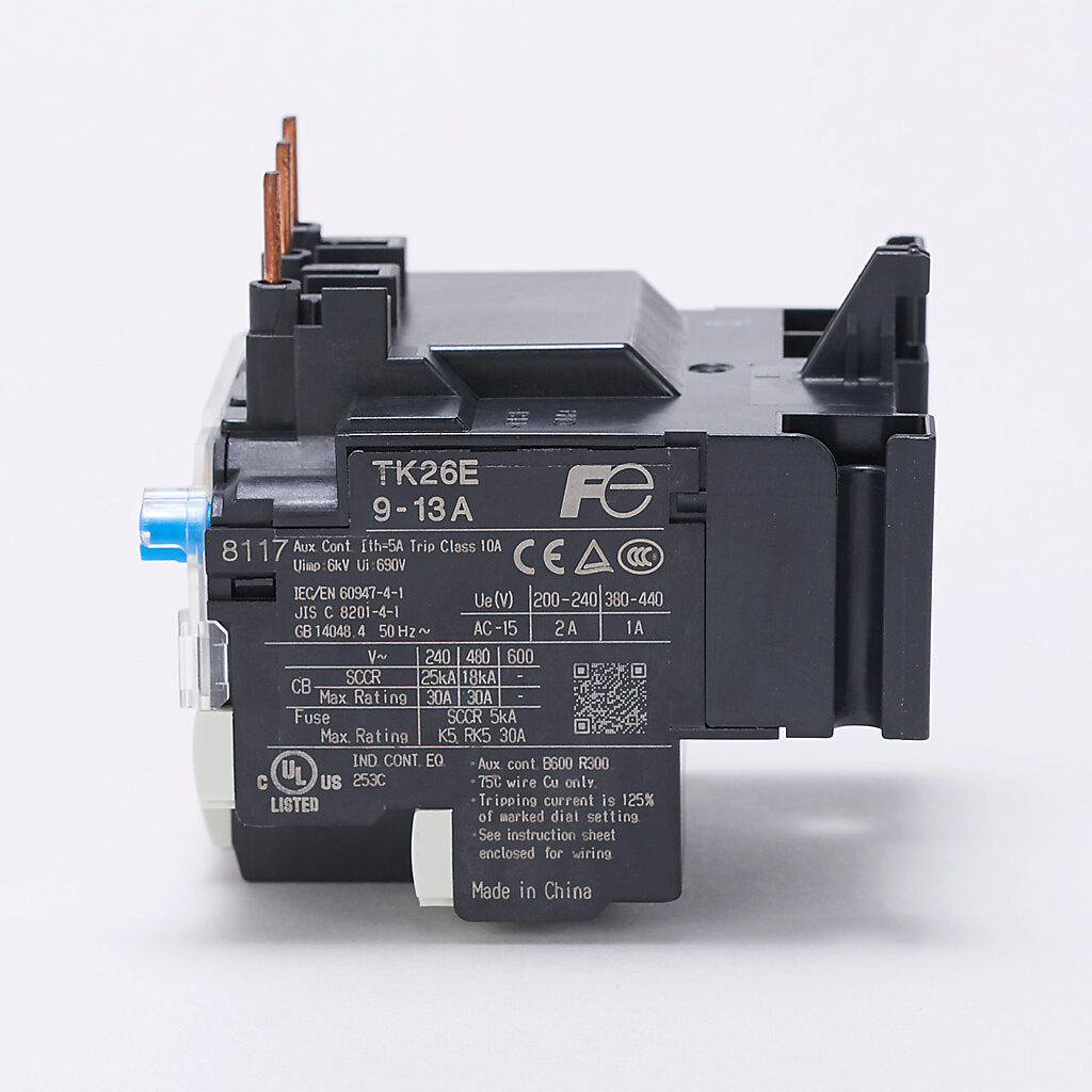 Thermal Overload Relay: 9.0-13.0A adjustable, for SC-E03x, SC-E04x