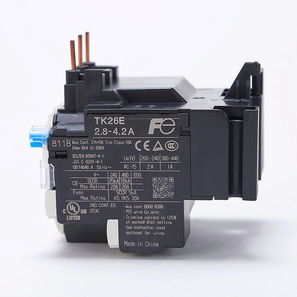 Thermal Overload Relay: 2.8-4.2A adjustable, for SC-E02x, SC-E03x