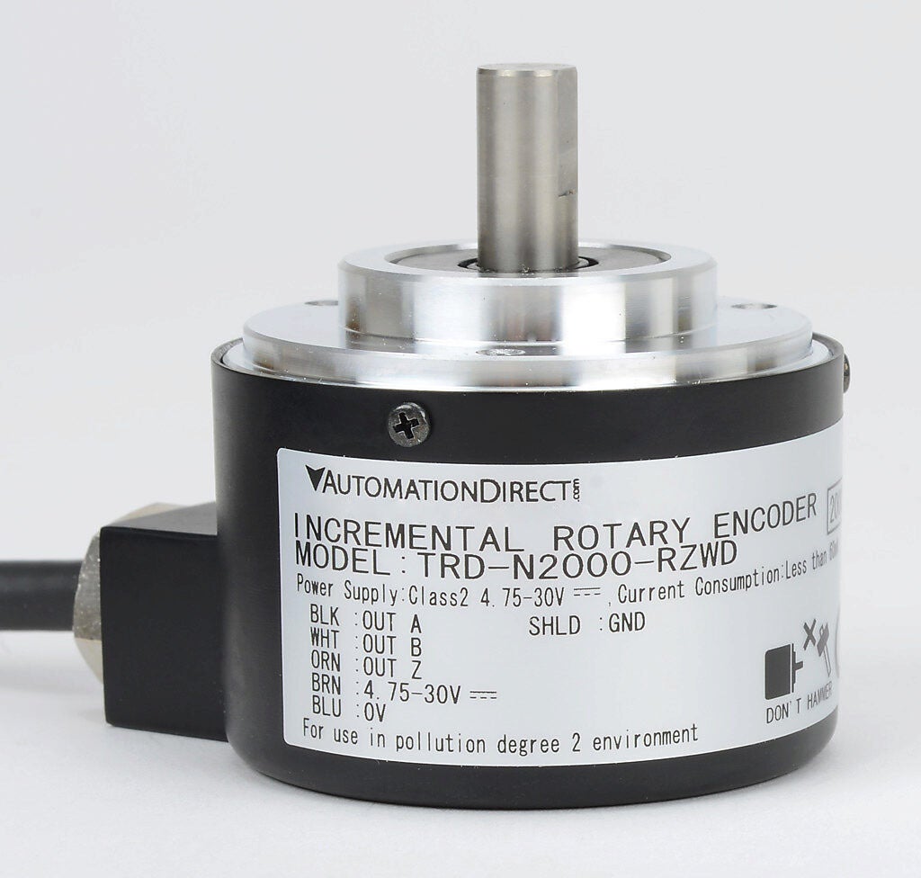 Incremental (quadrature) Rotary Encoder: 2000 ppr (PN# TRD-N2000