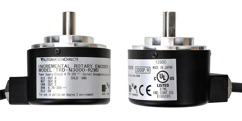Incremental (quadrature) Rotary Encoder: 3000 ppr (PN# TRD-N3000