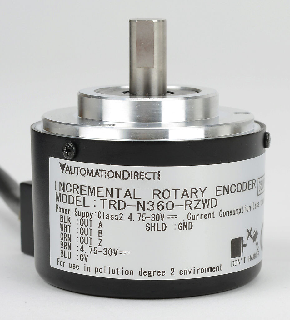 Incremental (quadrature) Rotary Encoder: 360 ppr (PN# TRD-N360