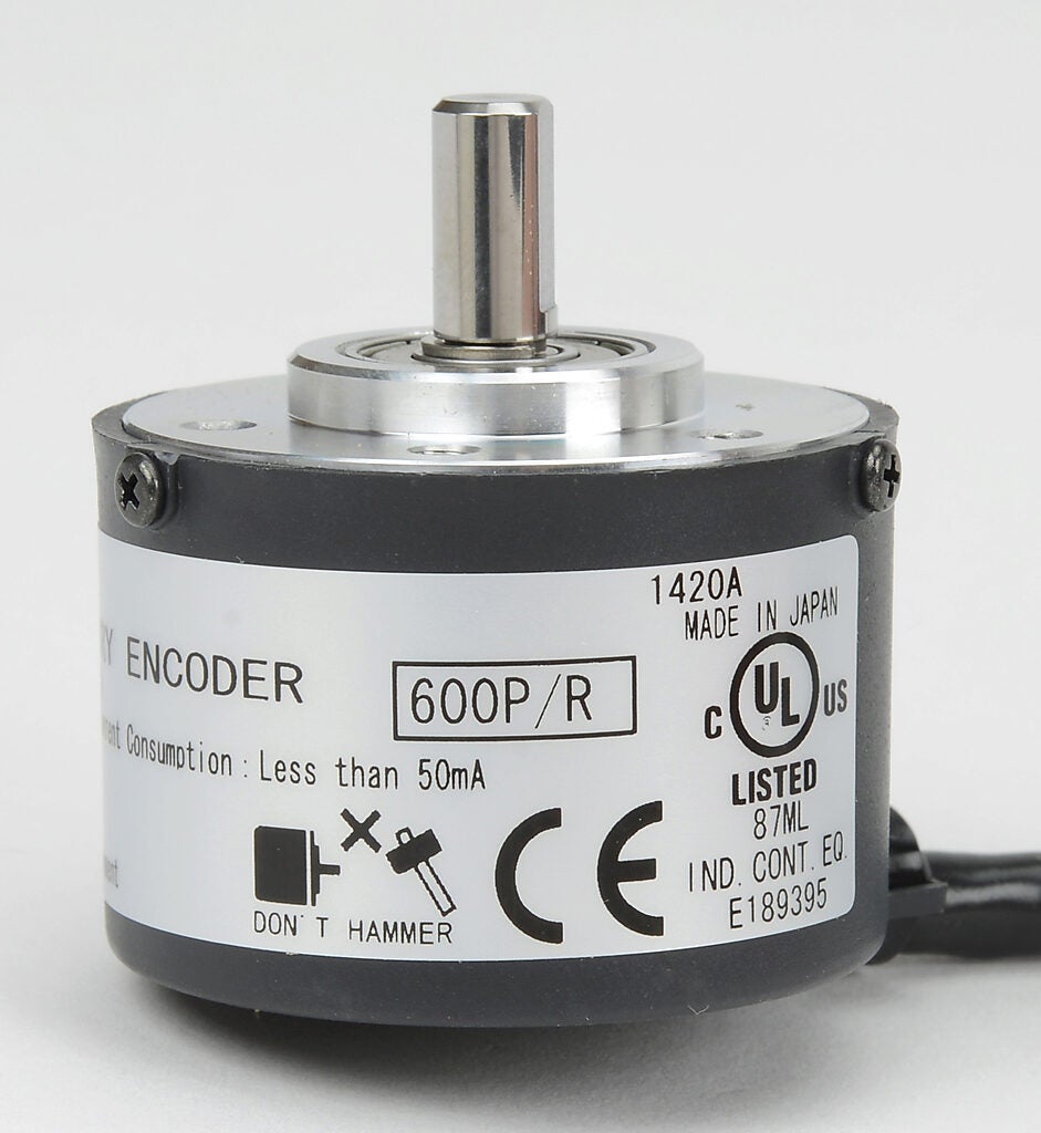 600 P/R Inkremental-Drehgeber – 2-Phasen, 5–24V DC, NPN-Open-Collector, Für Drehzahl- & Winkelmessung