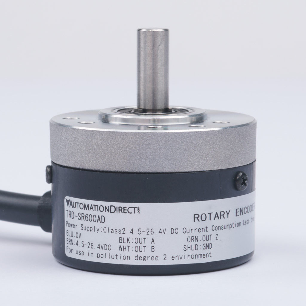 Incremental (quadrature) Rotary Encoder: 600 ppr (PN# TRD-SR600AD