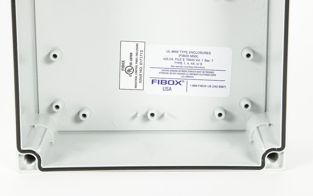 Enclosure: 255 x 180 x 125mm, polycarbonate (PN# ULPCM200125XT