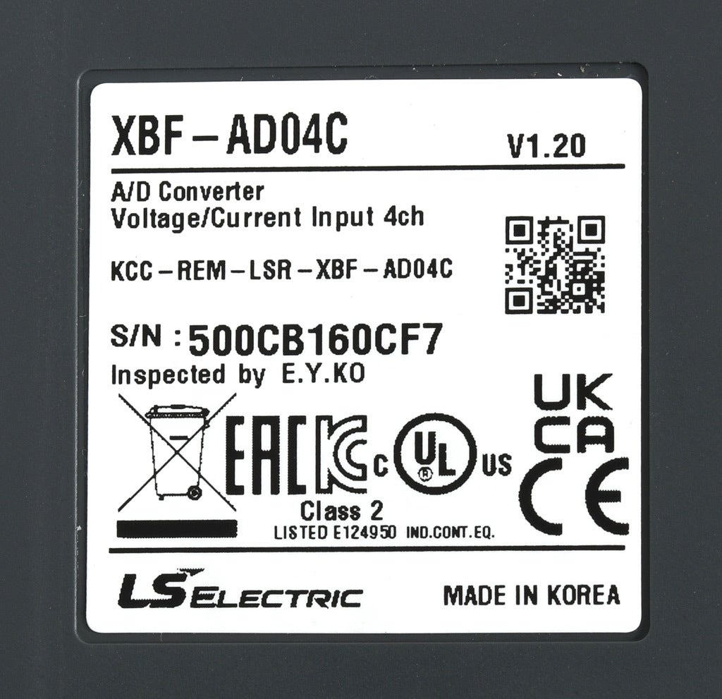 Analog Input Module: 4-ch, current/voltage (PN# XBF-AD04C