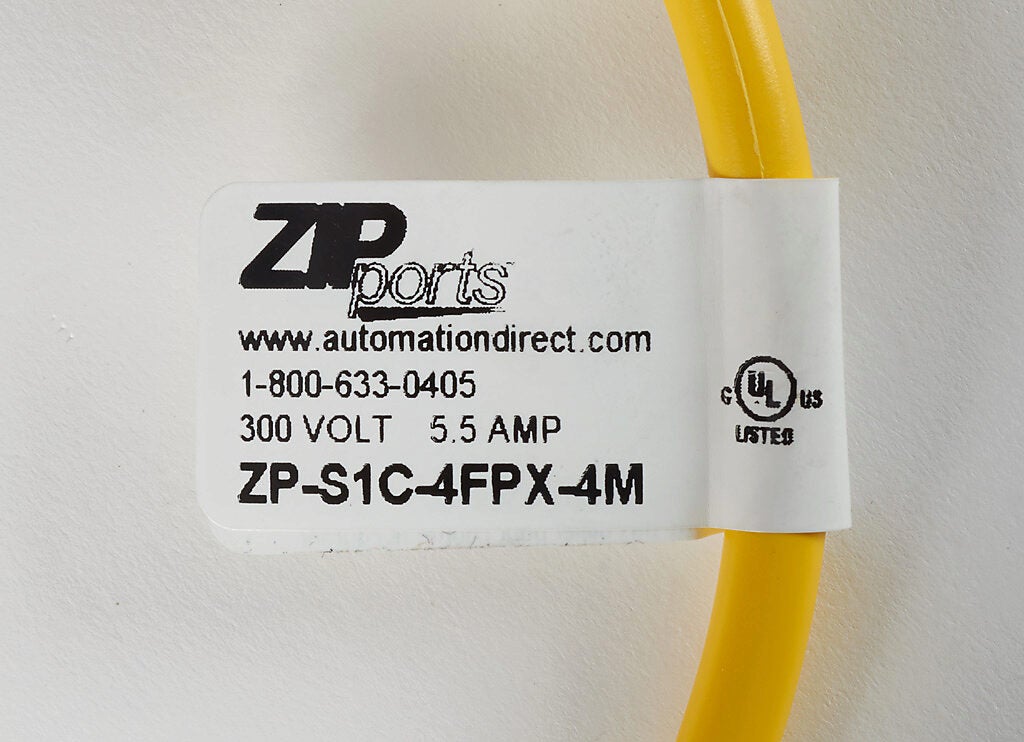 7/8in - 16 UN2 Thread Nut 4-pin Female Axial to Pigtail Cable