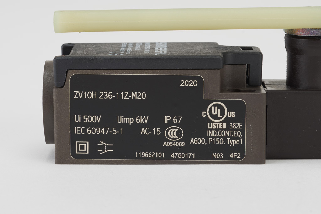 Limit Switch: side rotary adjustable 6mm plastic rod (PN# ZV10H