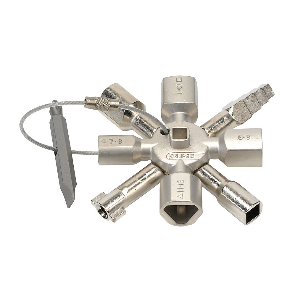 KEYABINGO 1・2 KNIPEX TwinKey 8-arm Control Cabinet Key (PN# 001101