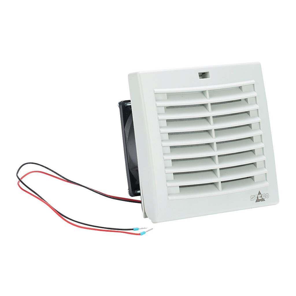 Enclosure Fan Assembly: intake, 13 CFM, 24 VDC operating voltage