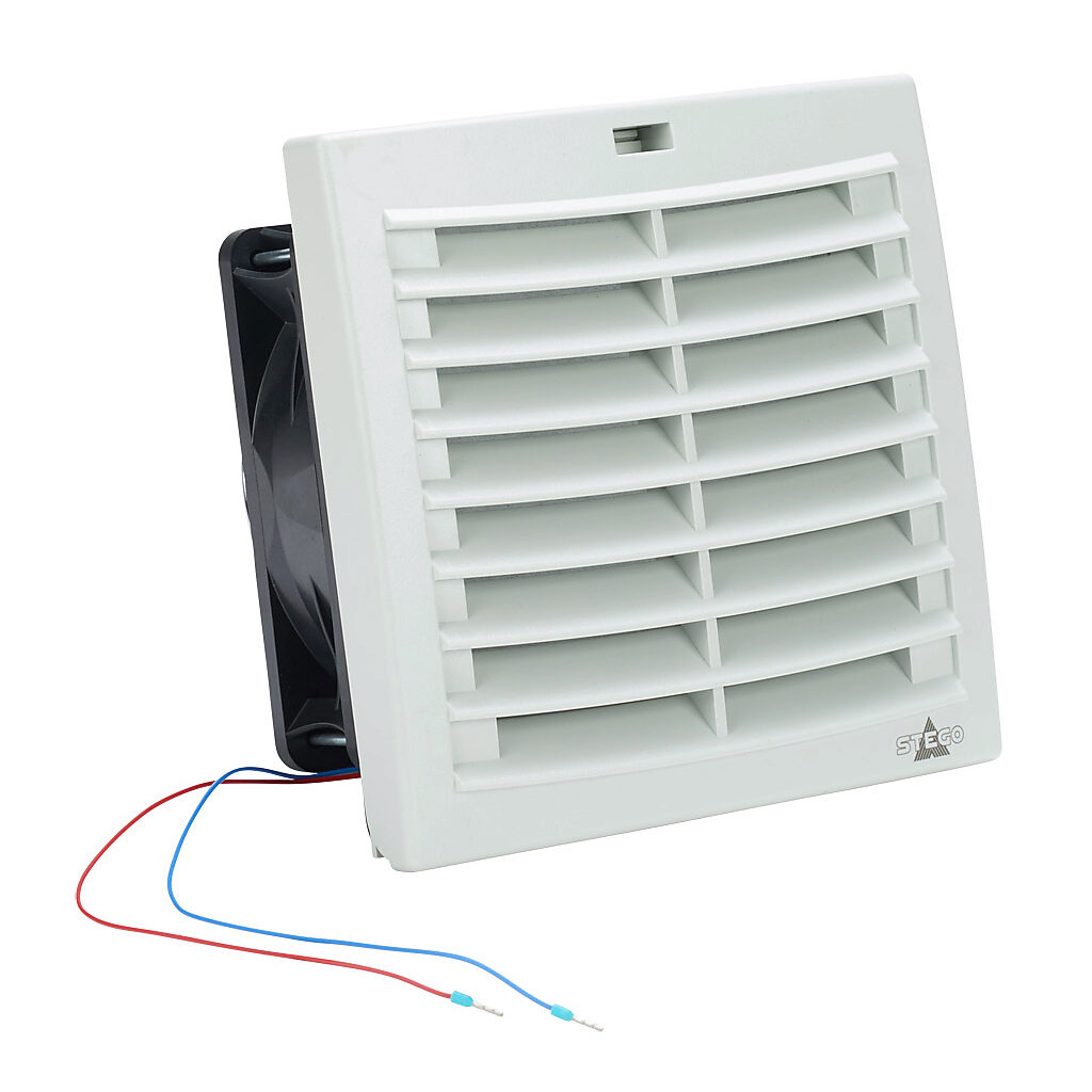 Enclosure Fan Assembly: intake, 39 CFM, 24 VDC operating voltage